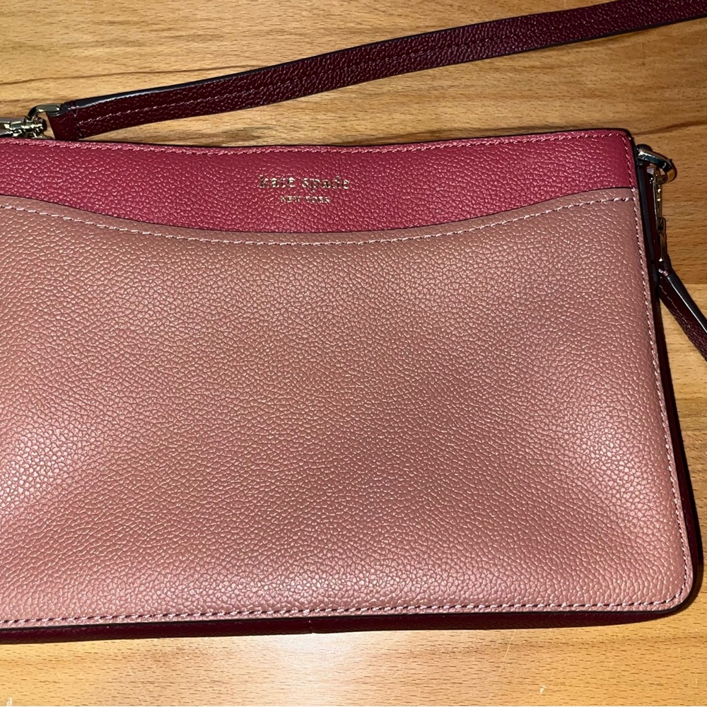 KATE SPADE Margaux Medium Convertible Crossbody Pebble Leather Bag